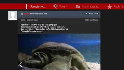 Android application Rovfisk.se screenshort