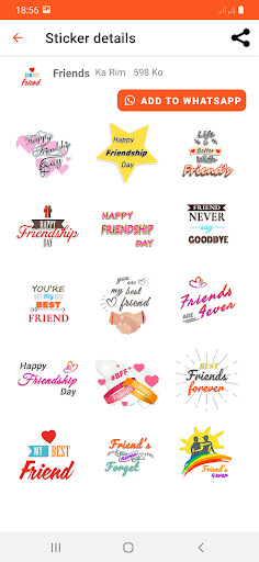 Freinds Stickers