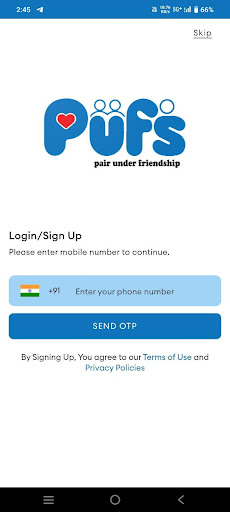 PUFS Chat App Screenshot 1 - AppWisp.com