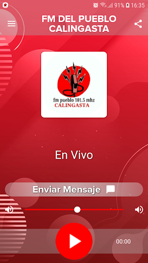 Android application Radio Fm del pueblo Calingasta screenshort
