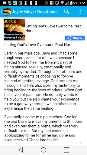 Daily Devotional - Joyce Meyer Screen 2