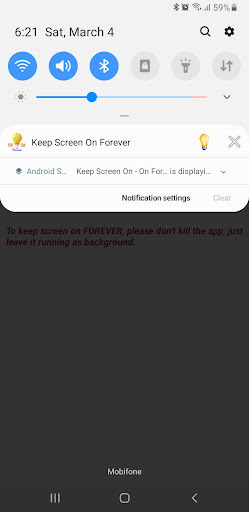 Keep Screen On - On forever Screen 3