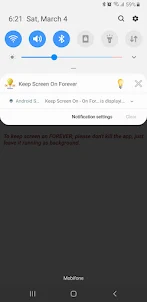 Keep Screen On - On forever