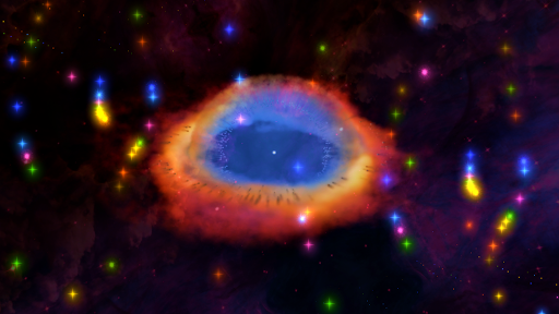 Screenshot of Nebula Music Visualizer