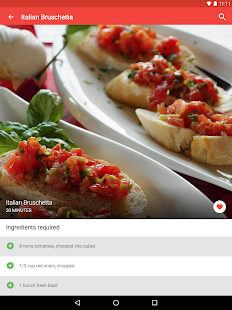 Italian recipes app Varies with device screenshots 14