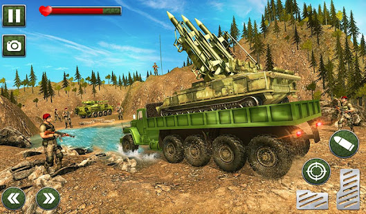 US Army Missile Attack : Army Truck Driving Games screenshots 7