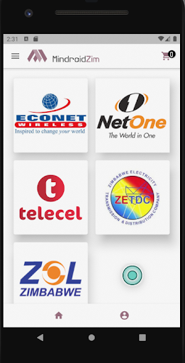 Android application MindroidZim screenshort