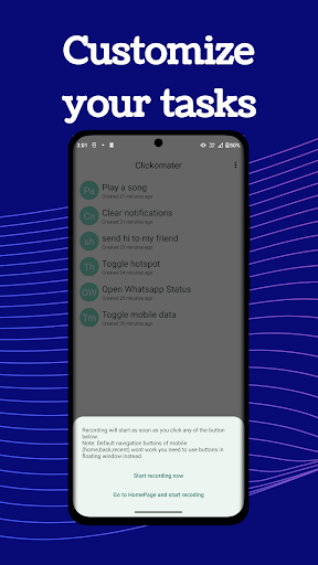 Clickomater (automation tool) Screen 2