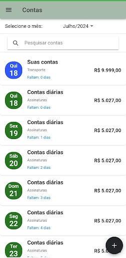 Controle de Contas