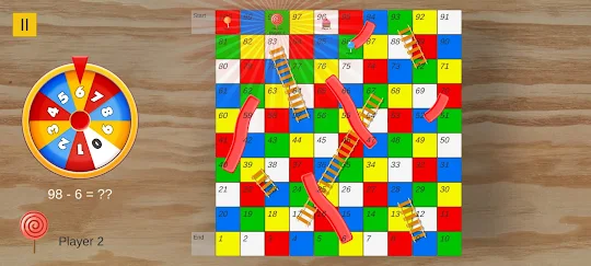 Snakes and Ladders math game