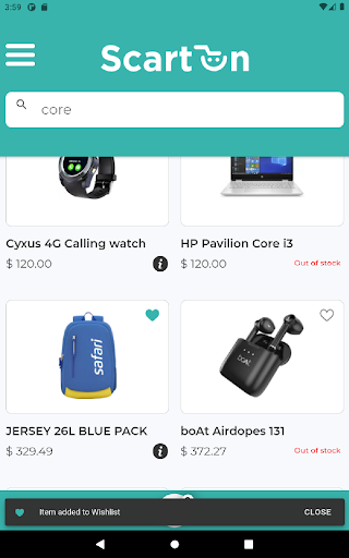 Scarton Cs cart Mobile App
