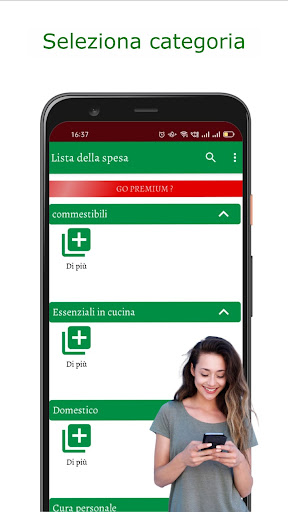 Lista della spesa Screen 2