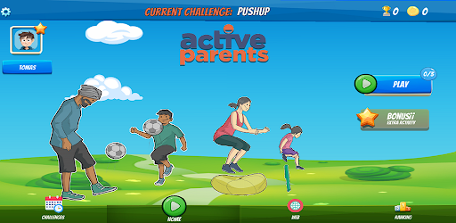 Android application Active Parents App screenshort