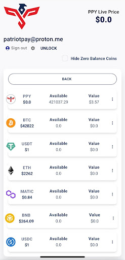 Patriot Pay Screen 3