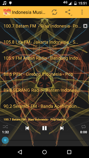 Android application Indonesia Music ONLINE screenshort