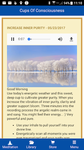 Android application Cups of Consciousness - Daily screenshort
