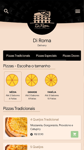 Di Roma - Delivery Screen 2