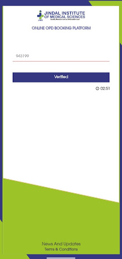 JIMS PATIENT APP Screen 3