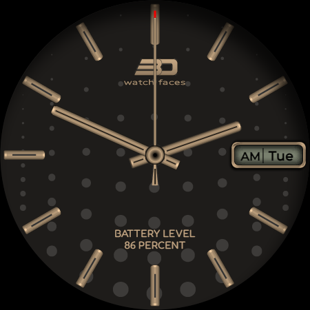 aad 14l black 3D watch faces