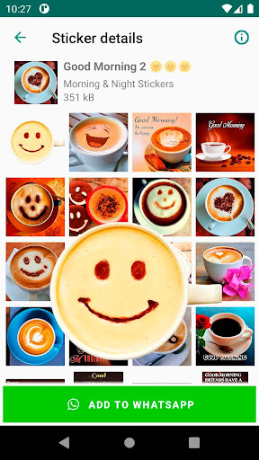 Morning And Night Stickers