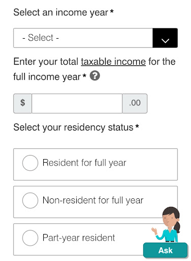 Android application Australia Tax Calculator App screenshort