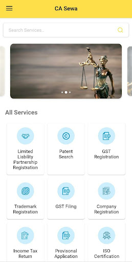 CA SEWA Screen 2