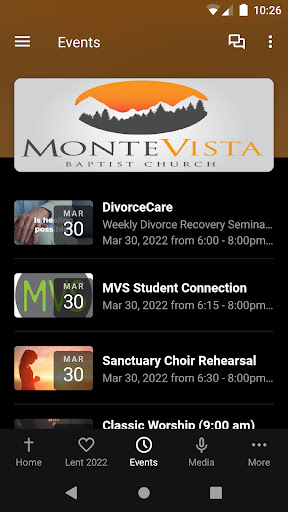 Monte Vista Church, Maryville Screen 2