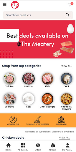 The Meatery - Meat Delivery Screen 2