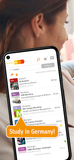 Android application studieren.de Study Search screenshort