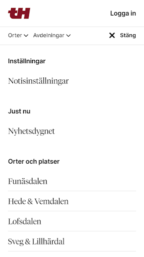 tidningenharjedalen.se Screen 3