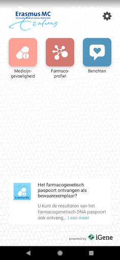 Android application Pharmacogenetic - DNA Passport screenshort