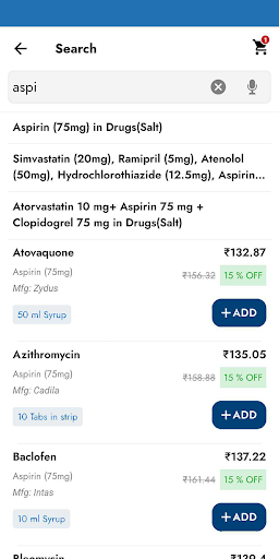 Dawasetu Generic Pharmacy Screen 2