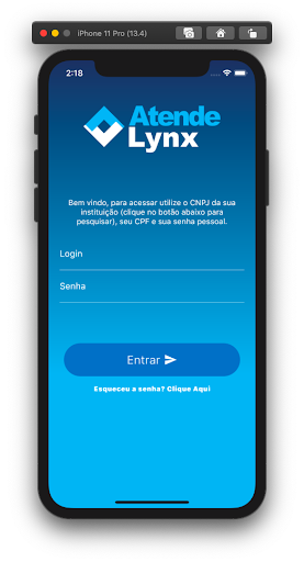 Android application Atendelynx screenshort