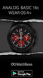 Analog Basic 16C Wear OS 4+ - Screenshot Image