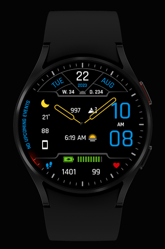 WR 008 Hybrid Watch Face Screen 3
