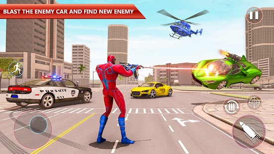 Police Robot Rope Hero Game 3d Screenshot
