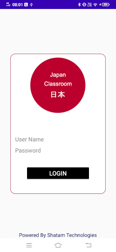 Android application Japan Classroom screenshort