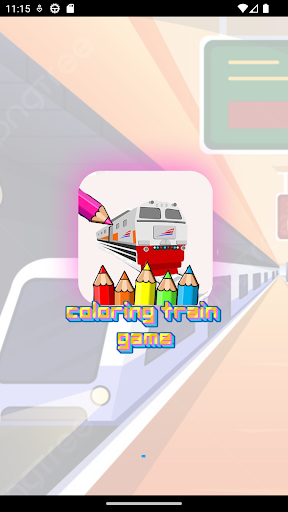 coloring train game Screen 2