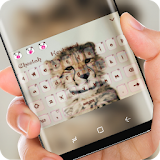 Cute Cheetah Keyboad Theme icon