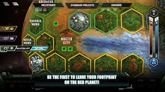 ภาพหน้าจอของ Terraforming Mars