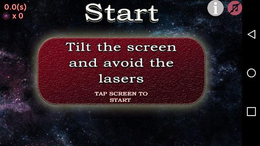 Android application Dodge the aliens screenshort