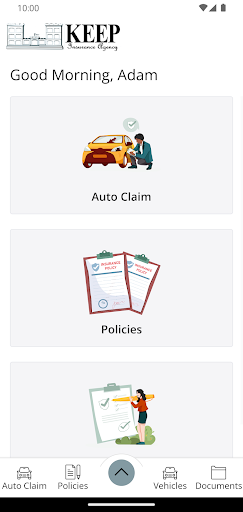 Keep Insurance Services Screen 2