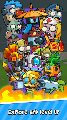 Toilet Zombies : Merge Plants - Screenshot 1