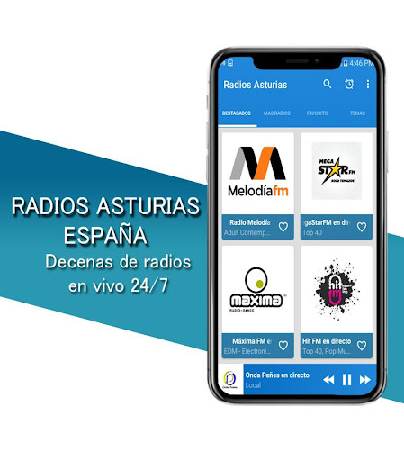 Android application Radio Asturias screenshort