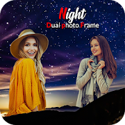Night Dual Photo Frames