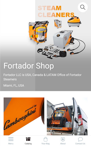 Android application Fortador Shop screenshort