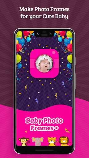 Android application Baby Photo Frames plus screenshort