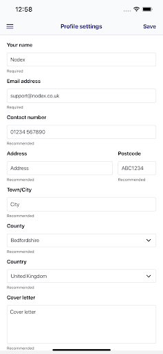Fabricjobs Screen 3