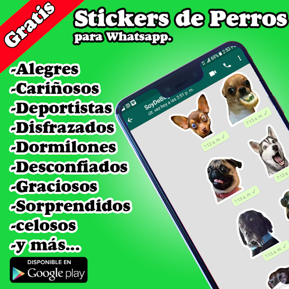 Captura 2 Stickers memes perros WASticke android