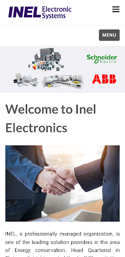 Android application Inel Electronics screenshort